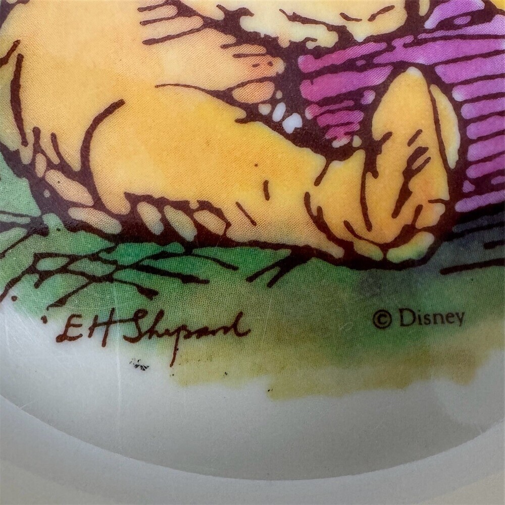 Vintage Disney Winnie the Pooh Bowl "Time for a Little Something" Vintage - Picture 3 of 8
